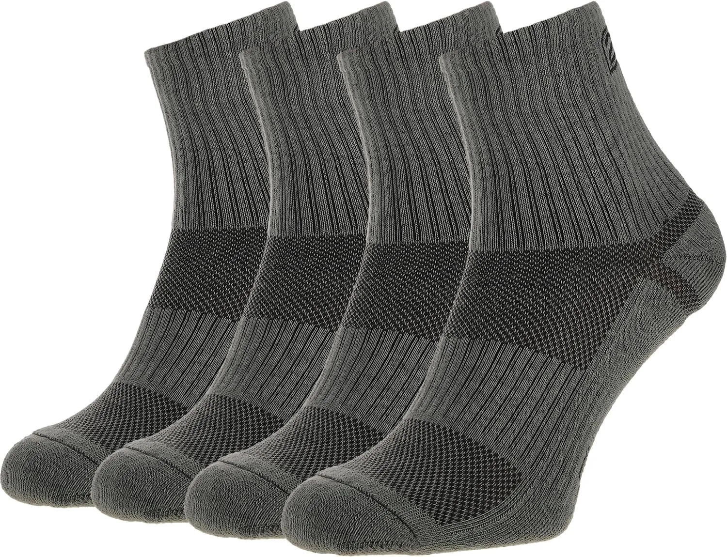 281Z Military Cotton Micro Crew Boot Socks - Cushioned Sole - Moisture Wicking - Odor Resistant (Foliage Green)