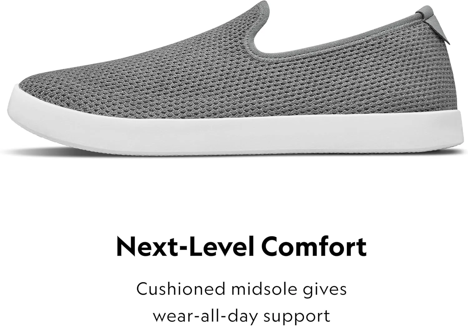 Allbirds Men’s Tree Loungers Everyday Slip-On Sneakers, Machine Washable Shoe Made with Natural Materials