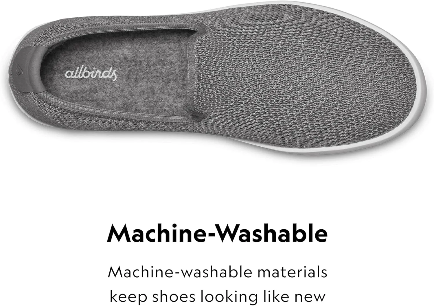 Allbirds Men’s Tree Loungers Everyday Slip-On Sneakers, Machine Washable Shoe Made with Natural Materials