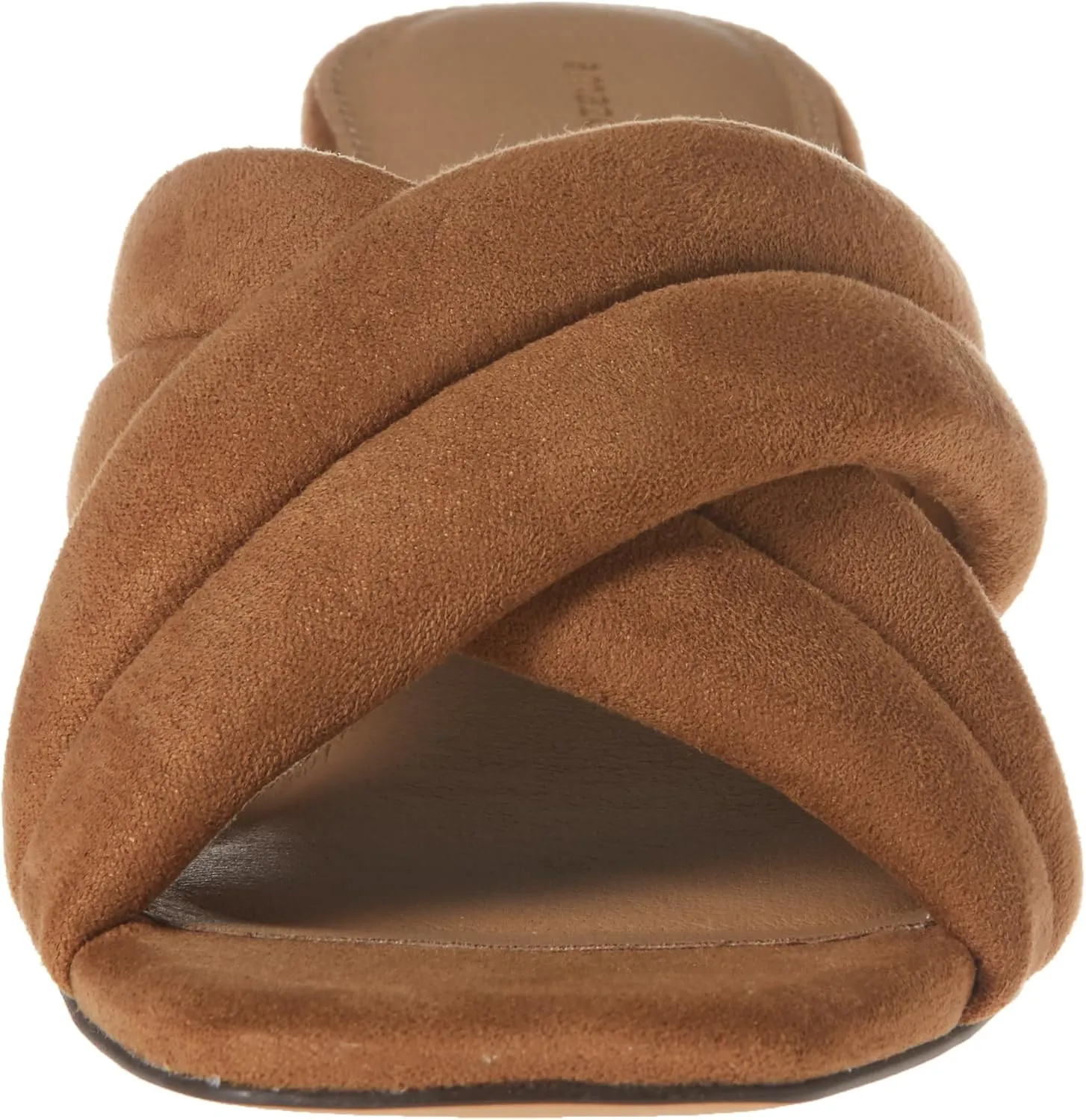 Amazon Essentials Women's Crossover Heeled Sandal with Padded Straps and Memory Foam Insole