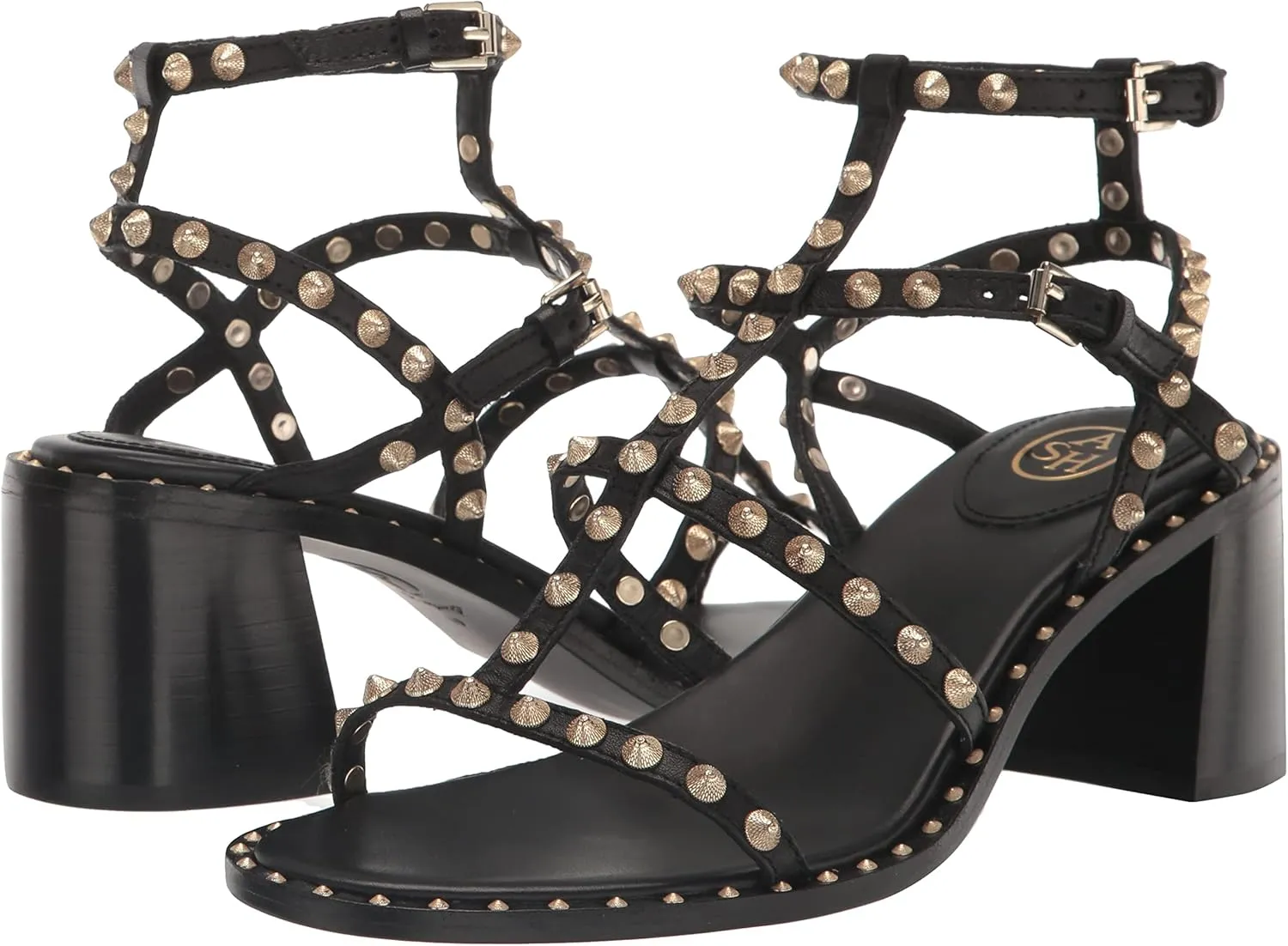 Ash Jen Women's Stylish Heeled Sandal with Ankle Strap, Comfortable and Elegant Footwear