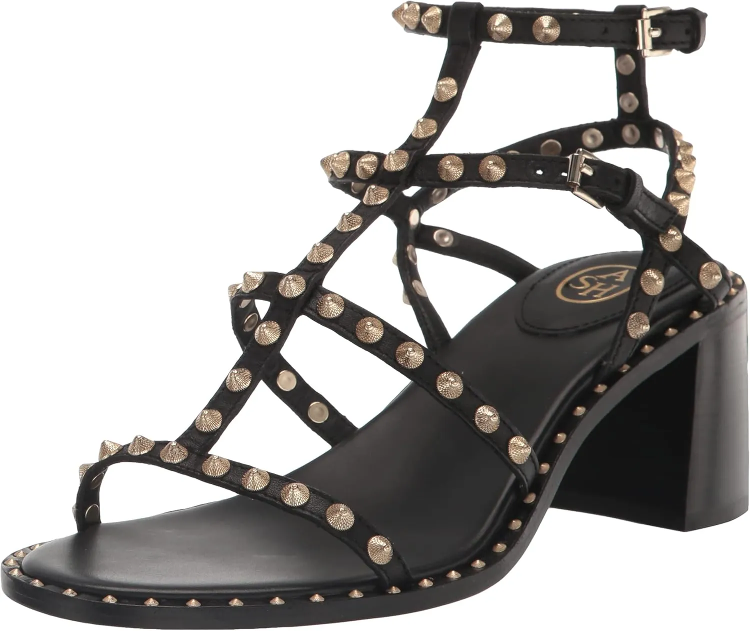 Ash Jen Women's Stylish Heeled Sandal with Ankle Strap, Comfortable and Elegant Footwear
