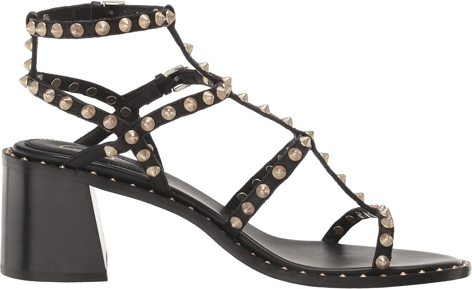 Ash Jen Women's Stylish Heeled Sandal with Ankle Strap, Comfortable and Elegant Footwear