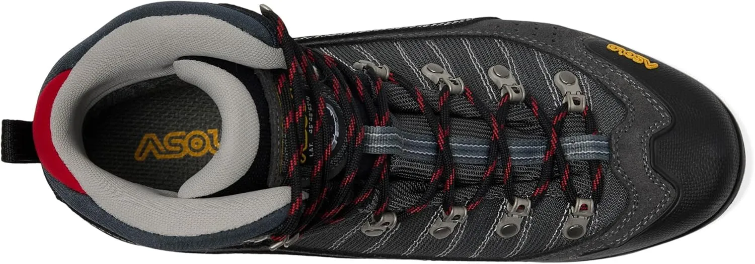 ASOLO Men's DRIFTER I EVO GV Water-Resistant mm 1.6-1.8 mm Suede Cordura Breathable Cushioned Hiking Boots | Rubber Cap