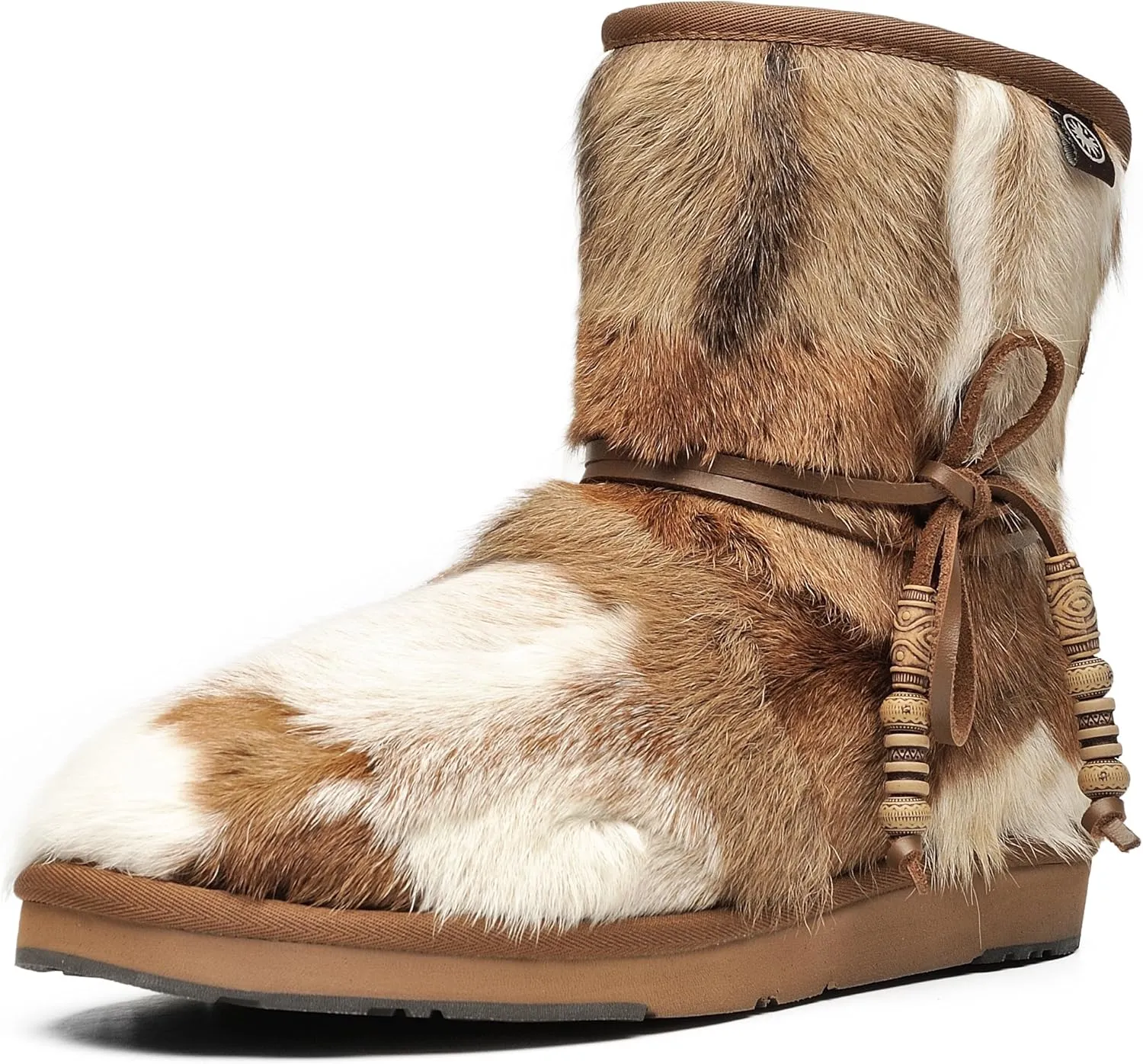 AU&MU Womens Casual and Versatile Warm Simple Snow Boots