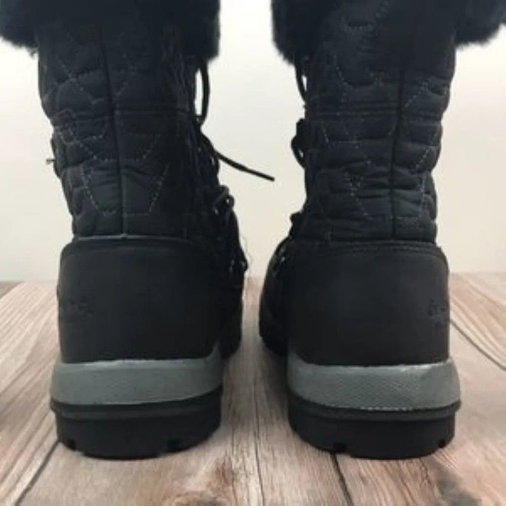 Bearpaw Grey Wool Fiber Boots 6M