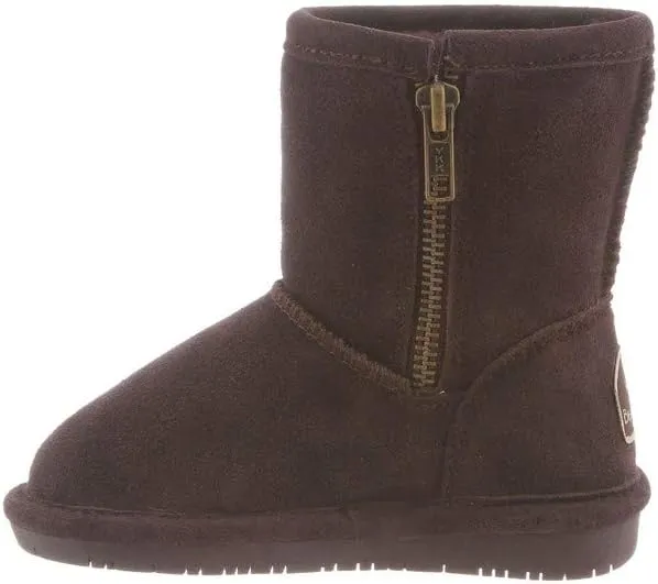 BEARPAW Unisex-Child Emma Toddler Zipper Mid Calf Boot