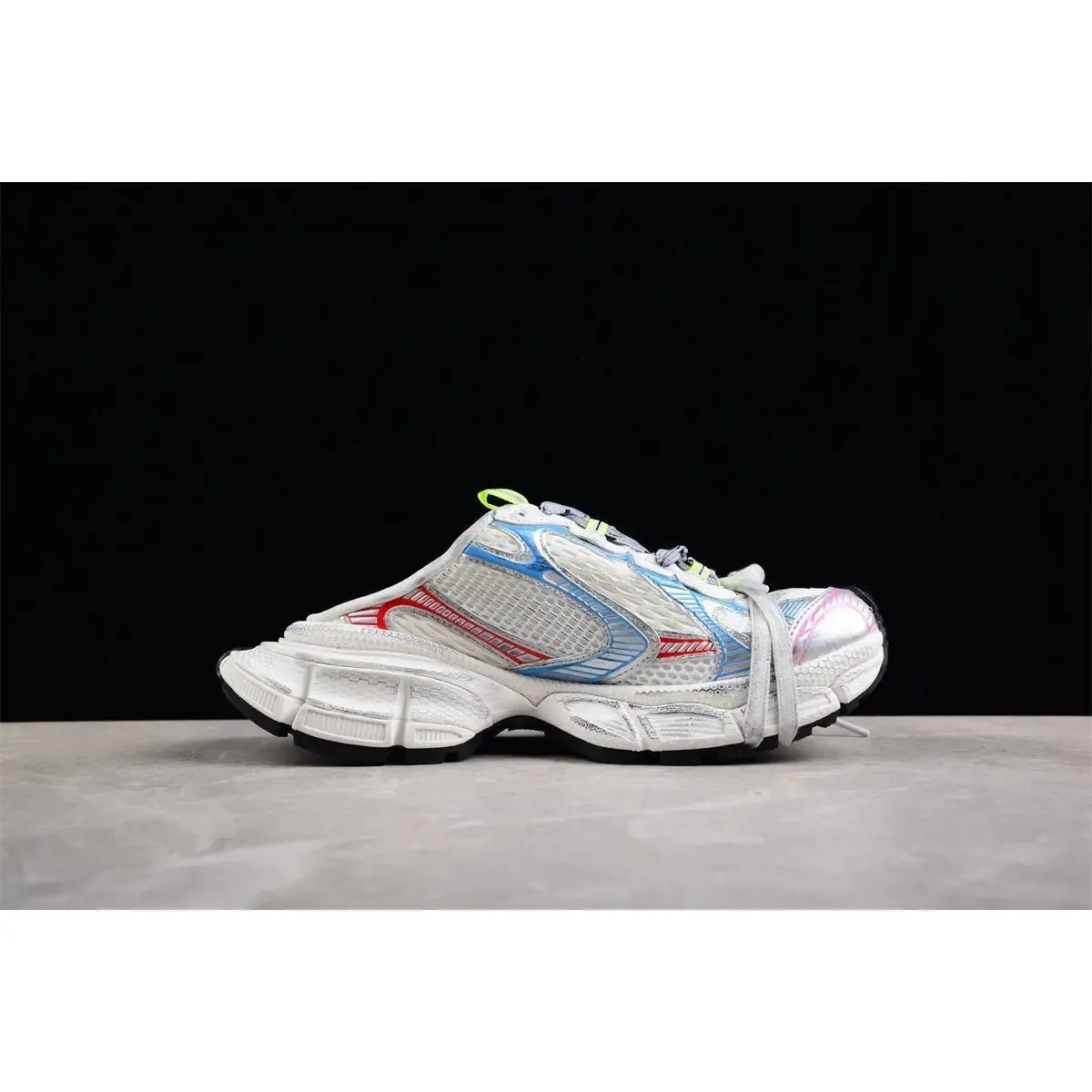 BEIGE BLUE RED MULE Client-approved BALENCIAGA Act now 3XL x
