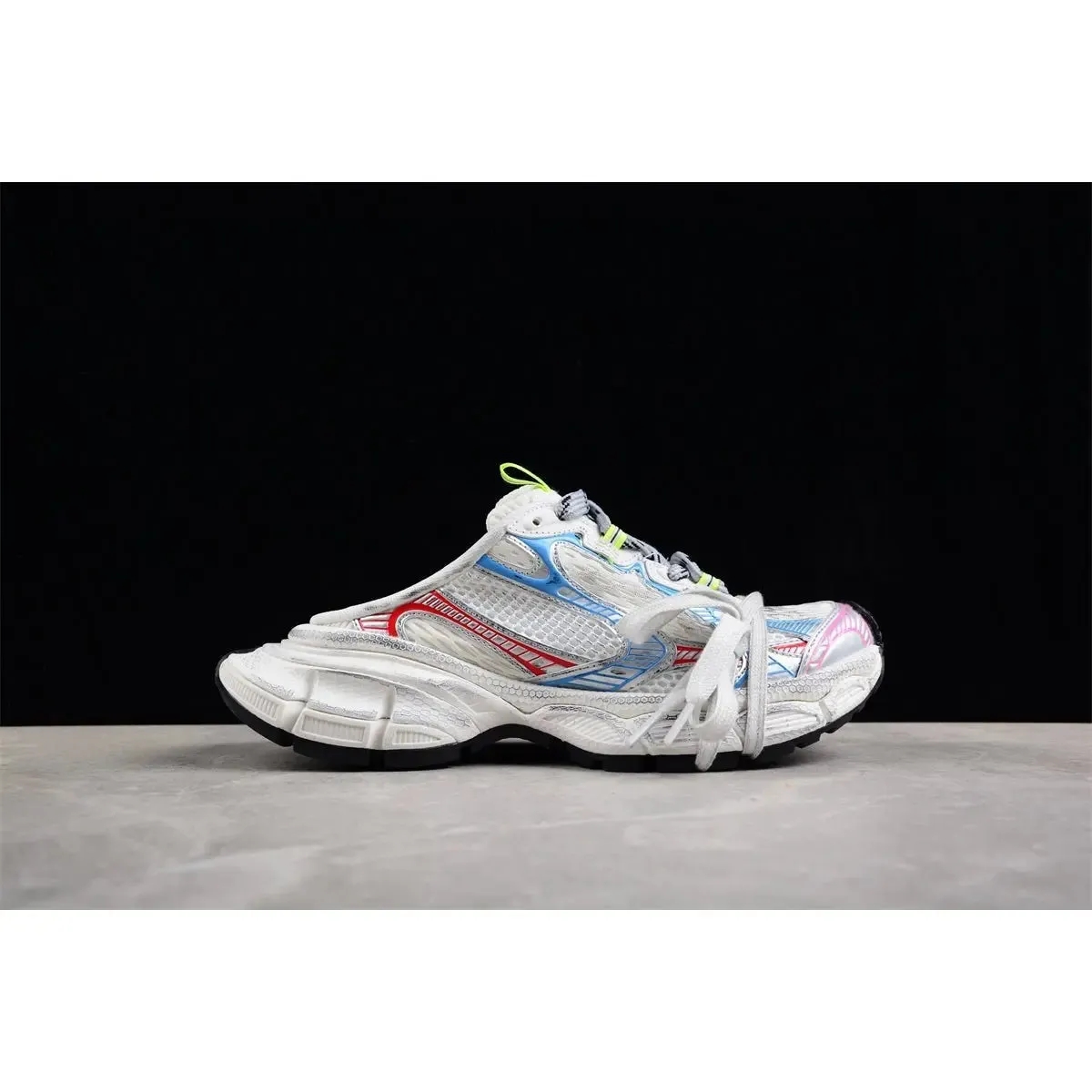 BEIGE BLUE RED MULE Client-approved BALENCIAGA Act now 3XL x