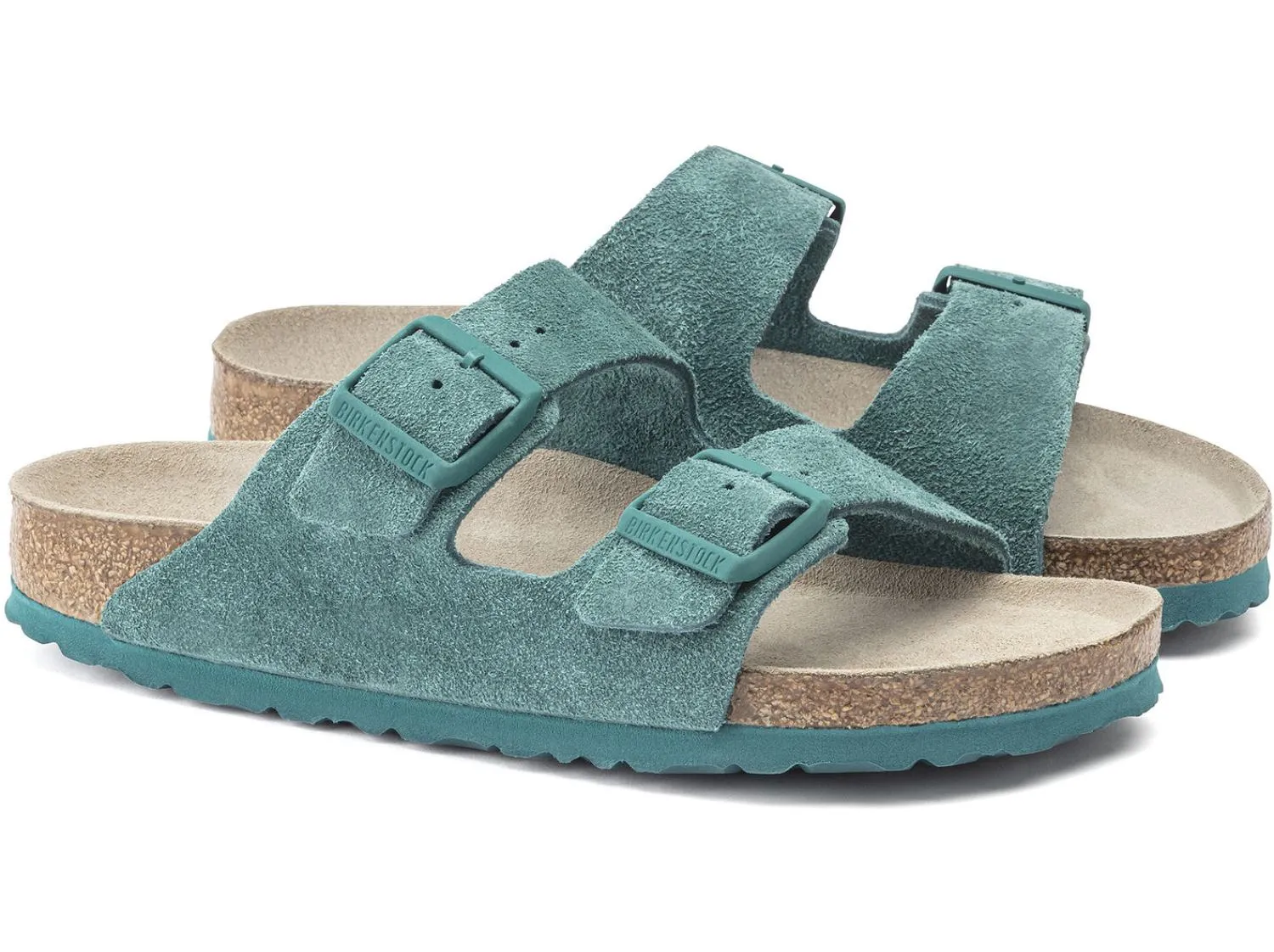 Birkenstock Arizona Sandal - Suede Teal