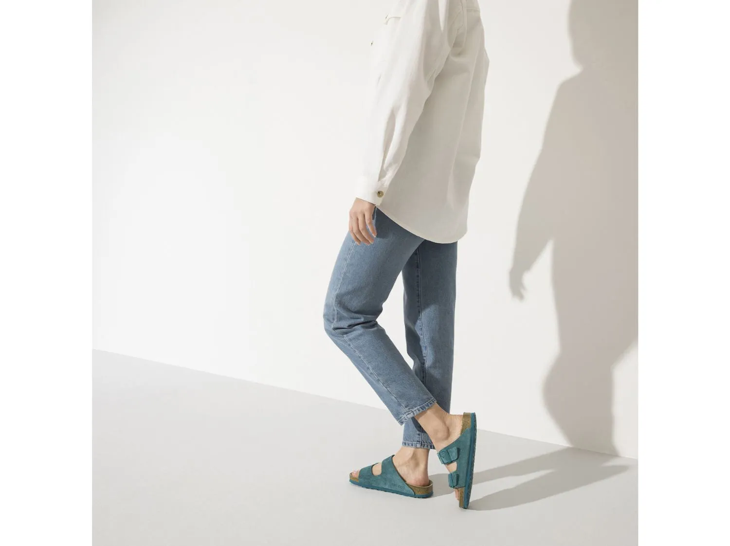 Birkenstock Arizona Sandal - Suede Teal