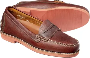 Bison Penny Loafer Handmade in The USA - 9 EE Brown