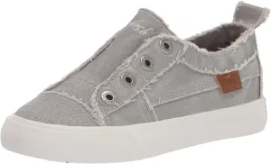Blowfish Malibu Girls Play-t Sneaker, Fog Gray, 12 Little Kid