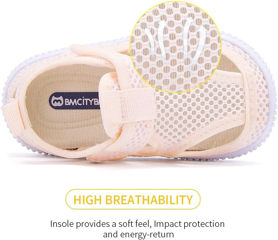 BMCiTYBM Baby Sandals Girls Boys Breathable Shoes Infant Summer Toddler Shoes Non-Slip 6 9 12 16 18 24 Months