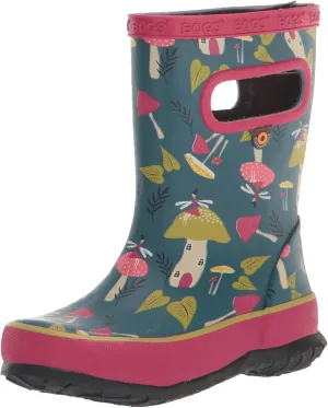 BOGS Unisex-Child Kids Skipper Waterproof Rubber Rain Boot