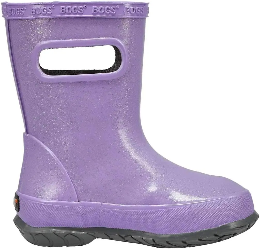 BOGS Unisex-Child Kids Skipper Waterproof Rubber Rain Boot