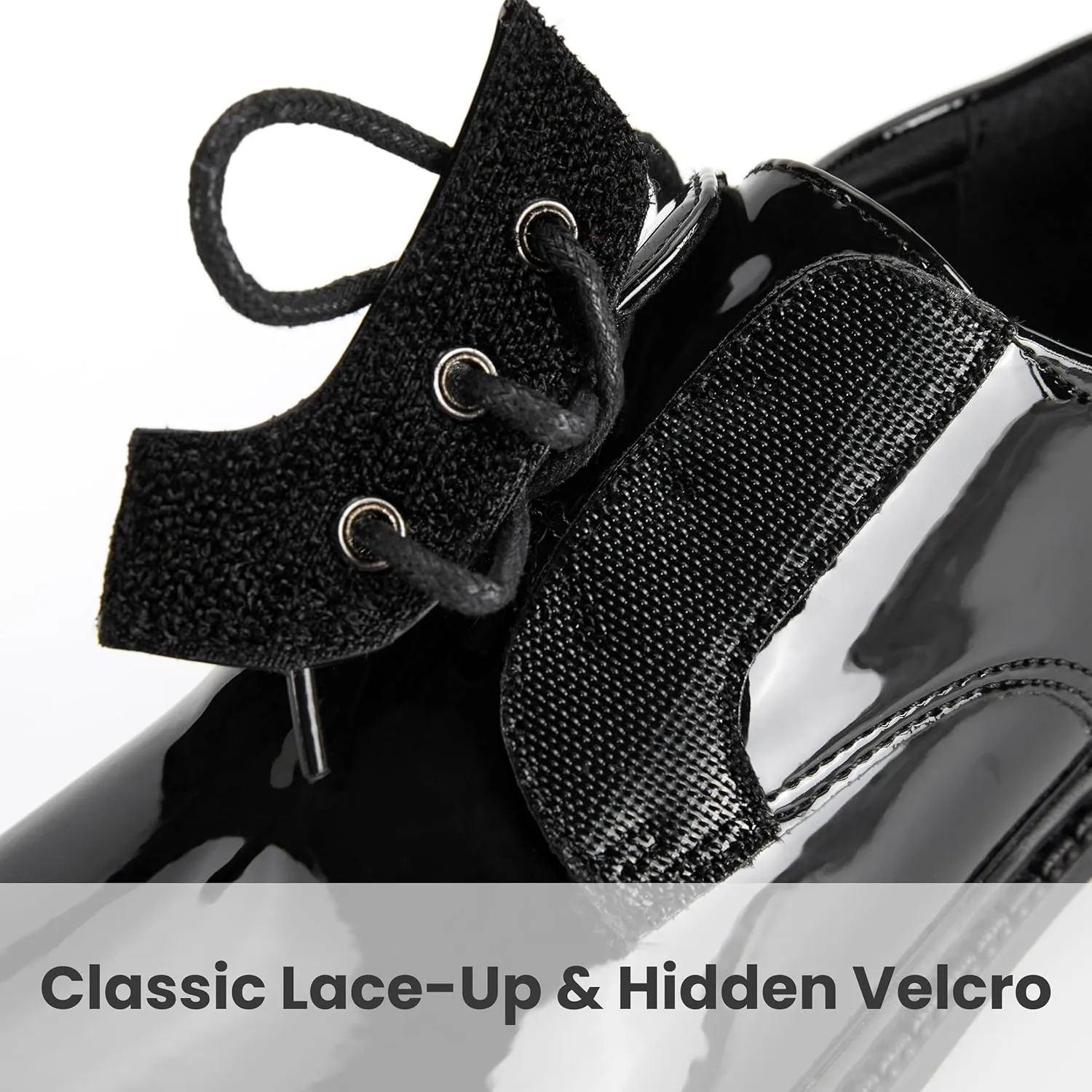 Boys Girls Dress Shoes Toddler Little Big Kid Oxford Shoes PU Leather School Uniform Wedding Loafer Flats White Black Brown Lace-Up Casual Comfort Classic Formal Slip-On Walking Outdoor Party