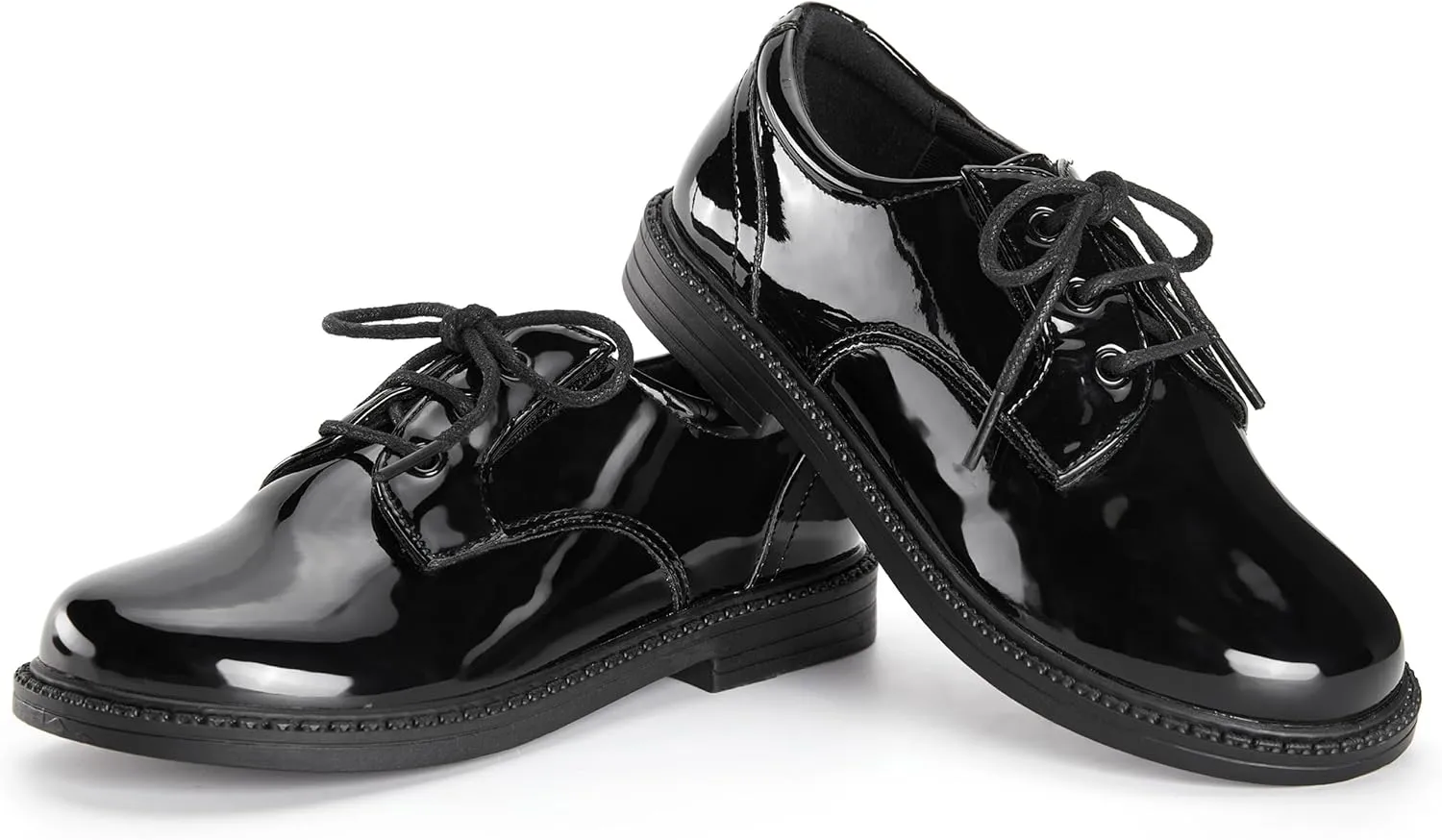 Boys Girls Dress Shoes Toddler Little Big Kid Oxford Shoes PU Leather School Uniform Wedding Loafer Flats White Black Brown Lace-Up Casual Comfort Classic Formal Slip-On Walking Outdoor Party
