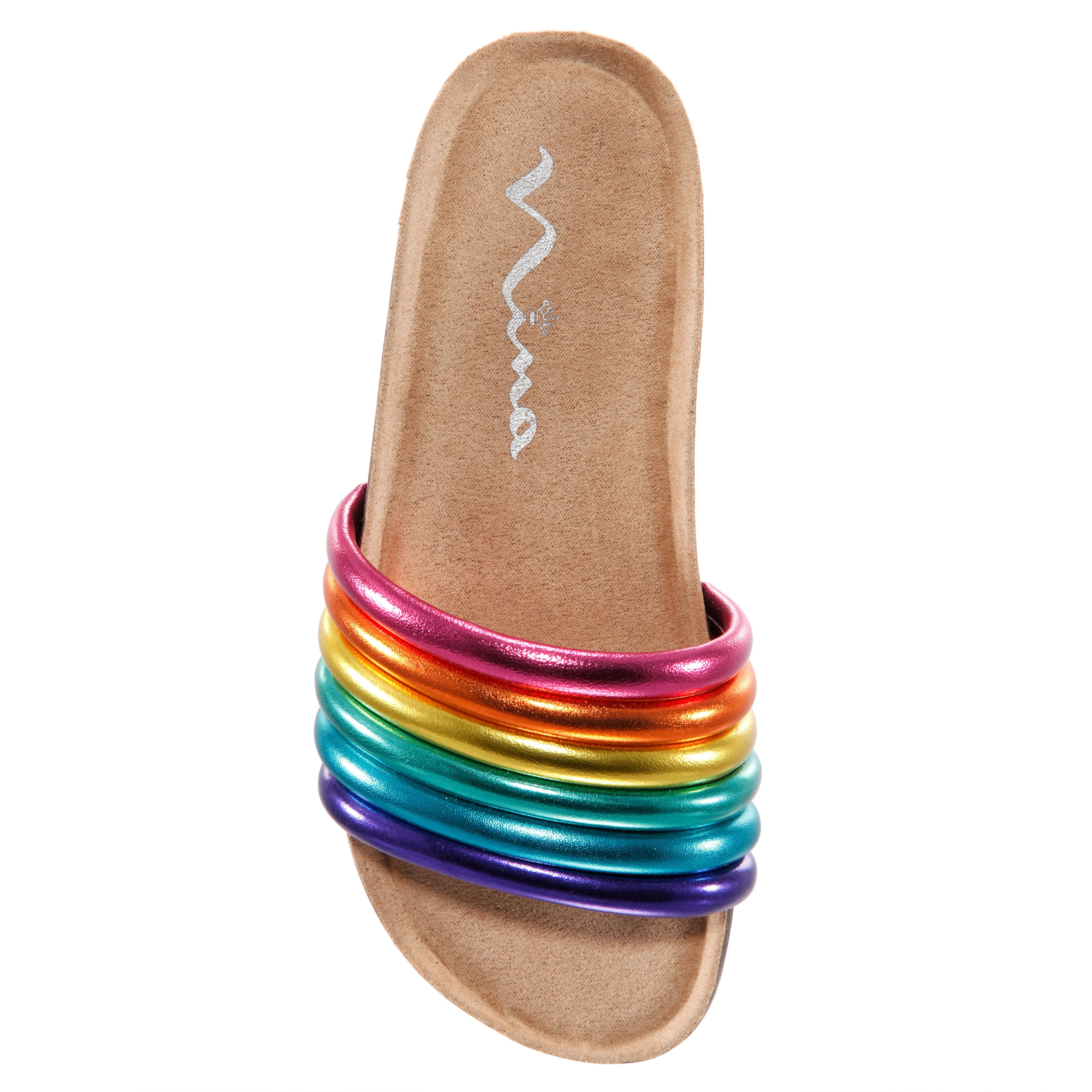 BRIGIDA-RAINBOW MULTI-METALLIC