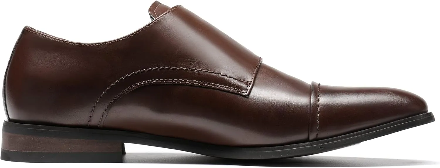 Bruno Marc Men's Dress Loafer Shoes Monk Strap Slip On Loafers