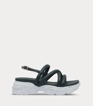 BW10407-BOTTLEGREEN-Women Comfort Sandal