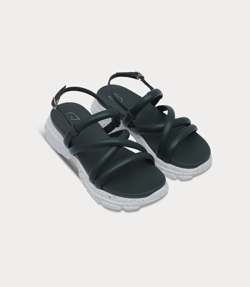 BW10407-BOTTLEGREEN-Women Comfort Sandal