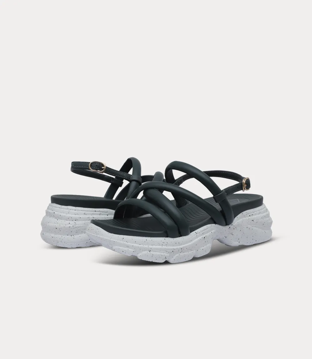 BW10407-BOTTLEGREEN-Women Comfort Sandal