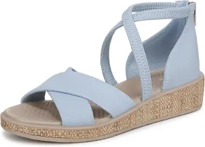 BZees Womens Bali Sand Sandal Skyway Blue 8.5 M