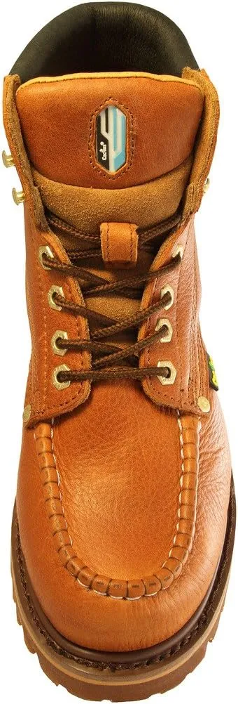 Cactus Men's 6" Leather Moc Toe Boot