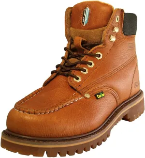 Cactus Men's 6" Leather Moc Toe Boot