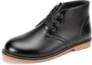 CAMEL CROWN Mens Classic Dress Chukka Boot Casual Leather Boot Ankle Comfortable