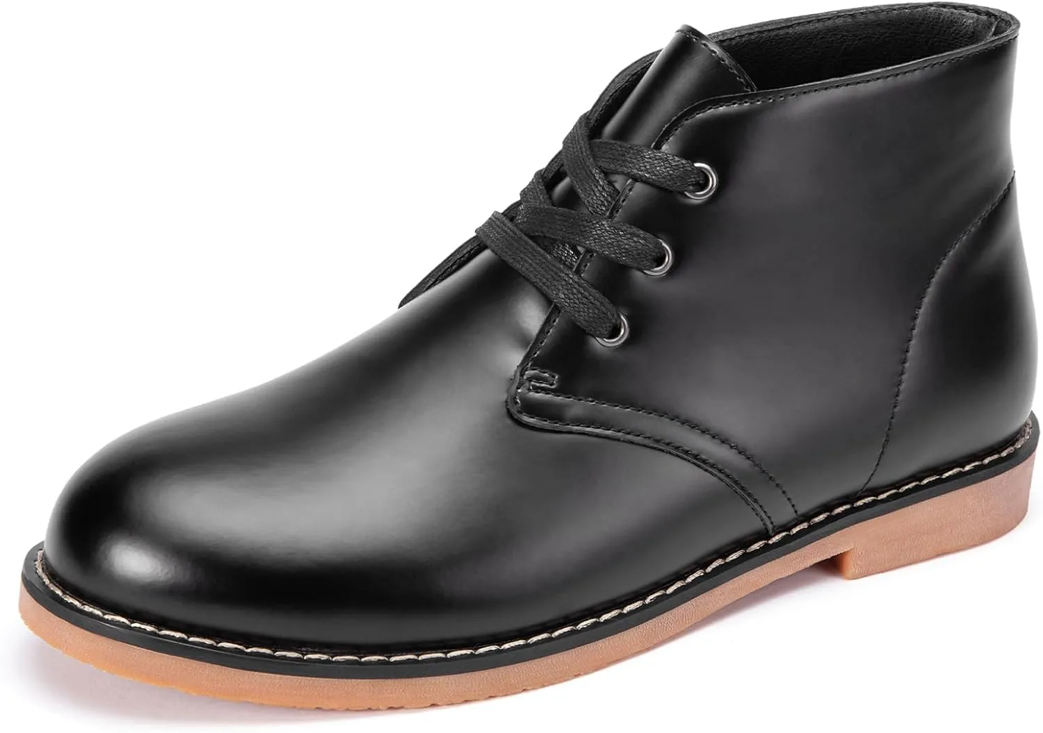 CAMEL CROWN Mens Classic Dress Chukka Boot Casual Leather Boot Ankle Comfortable