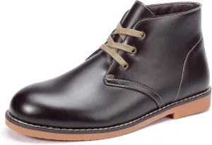 CAMEL CROWN Mens Classic Dress Chukka Boot Casual Leather Boot Ankle Comfortable