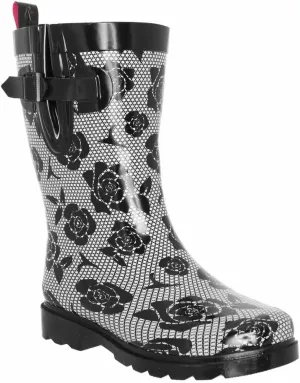 Capelli New York Ladies Mid-Calf Rubber Rain Boots