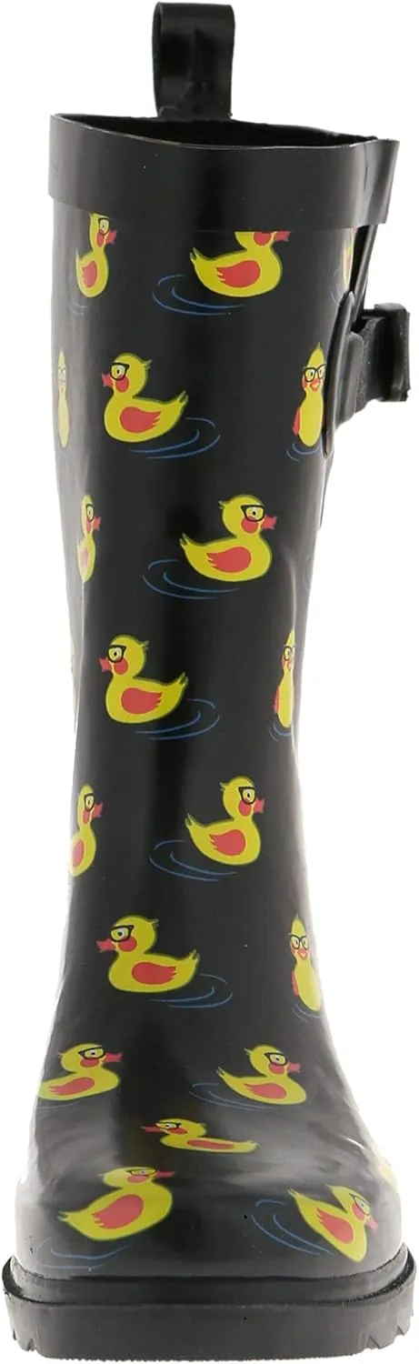 Capelli New York Ladies Mid-Calf Rubber Rain Boots
