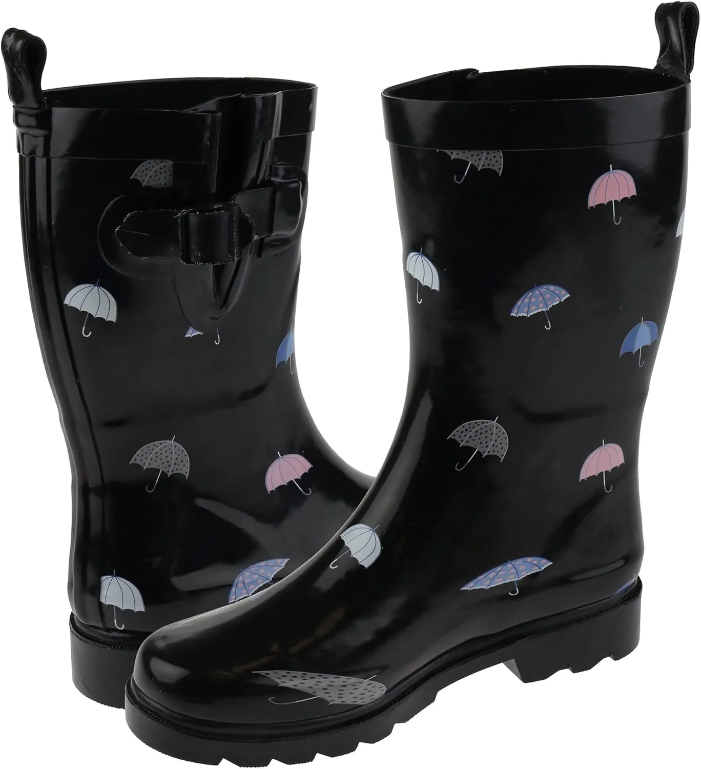 Capelli New York Ladies Mid-Calf Rubber Rain Boots