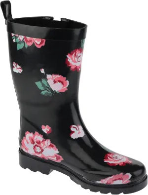 Capelli New York Ladies Mid-Calf Rubber Rain Boots