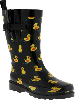 Capelli New York Ladies Mid-Calf Rubber Rain Boots