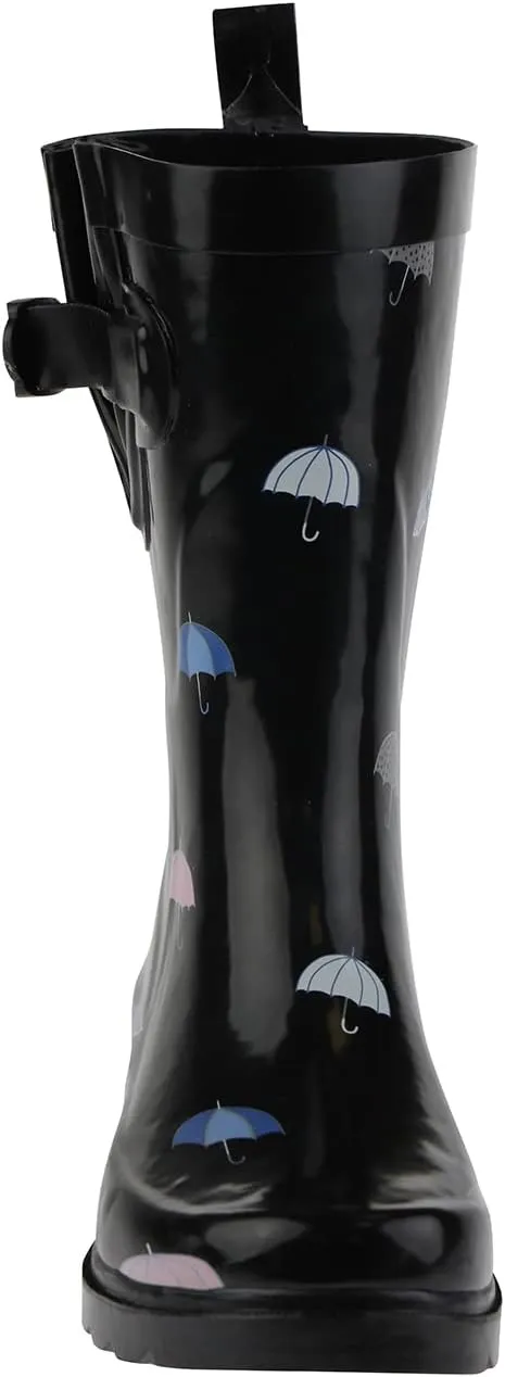 Capelli New York Ladies Mid-Calf Rubber Rain Boots