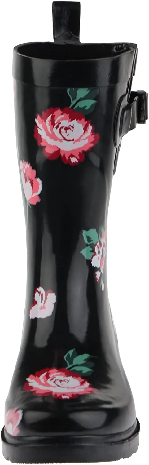 Capelli New York Ladies Mid-Calf Rubber Rain Boots