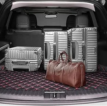 Car Cargo Liners for Mitsubishi Outlander 7seats 2019-2024 Rear Trunk Liner Trunk Carpets Car Boot Protector Cargo Tray Liners Car Accessories,B