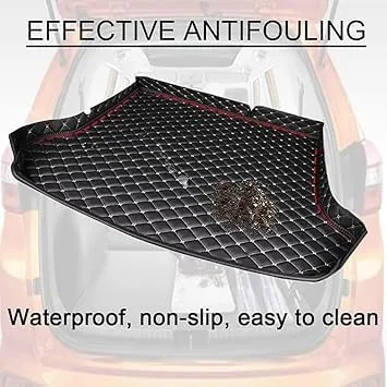 Car Cargo Liners for Mitsubishi Outlander 7seats 2019-2024 Rear Trunk Liner Trunk Carpets Car Boot Protector Cargo Tray Liners Car Accessories,B