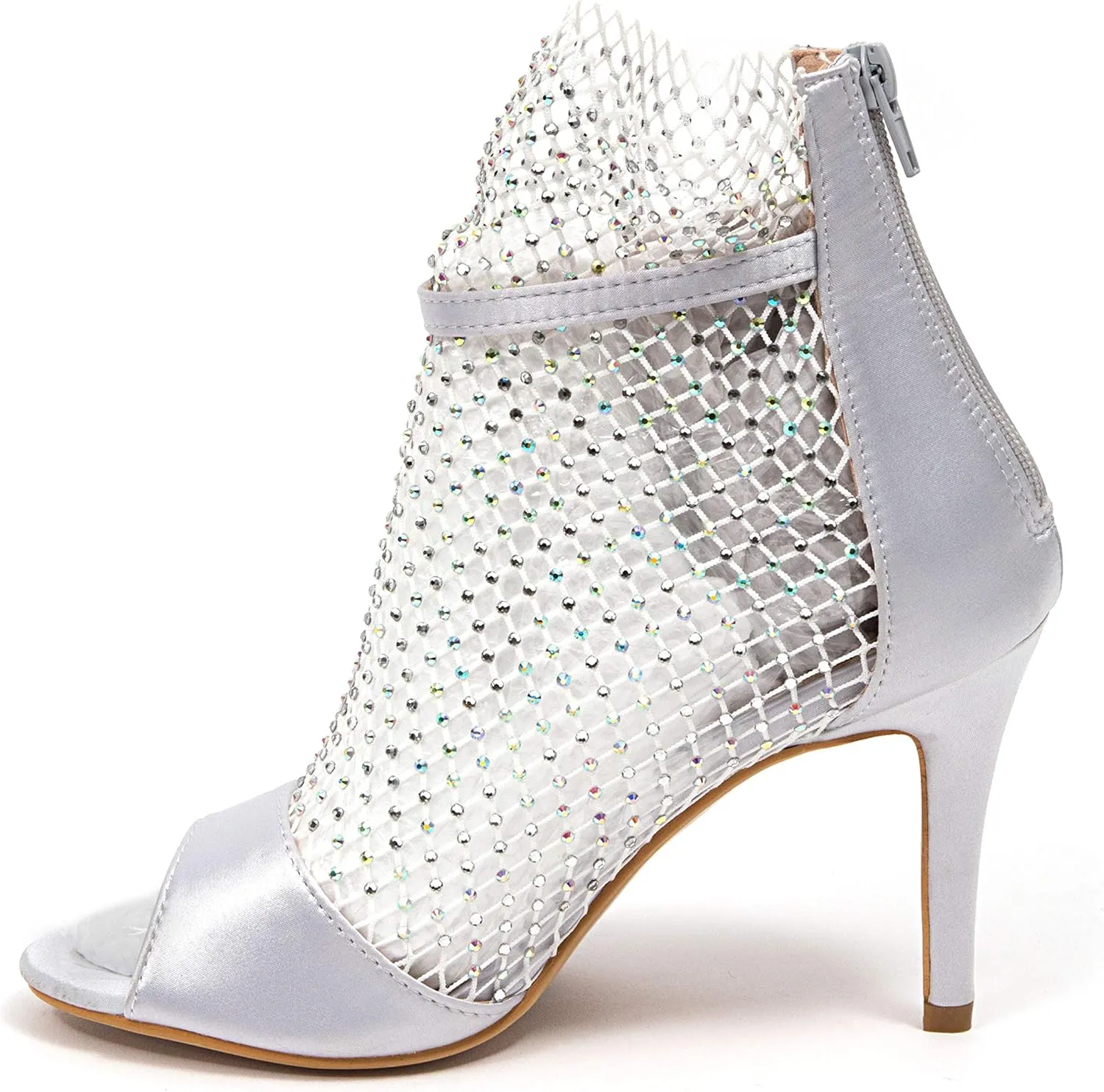 Chic ARIANA Glitter Mesh Shootie
