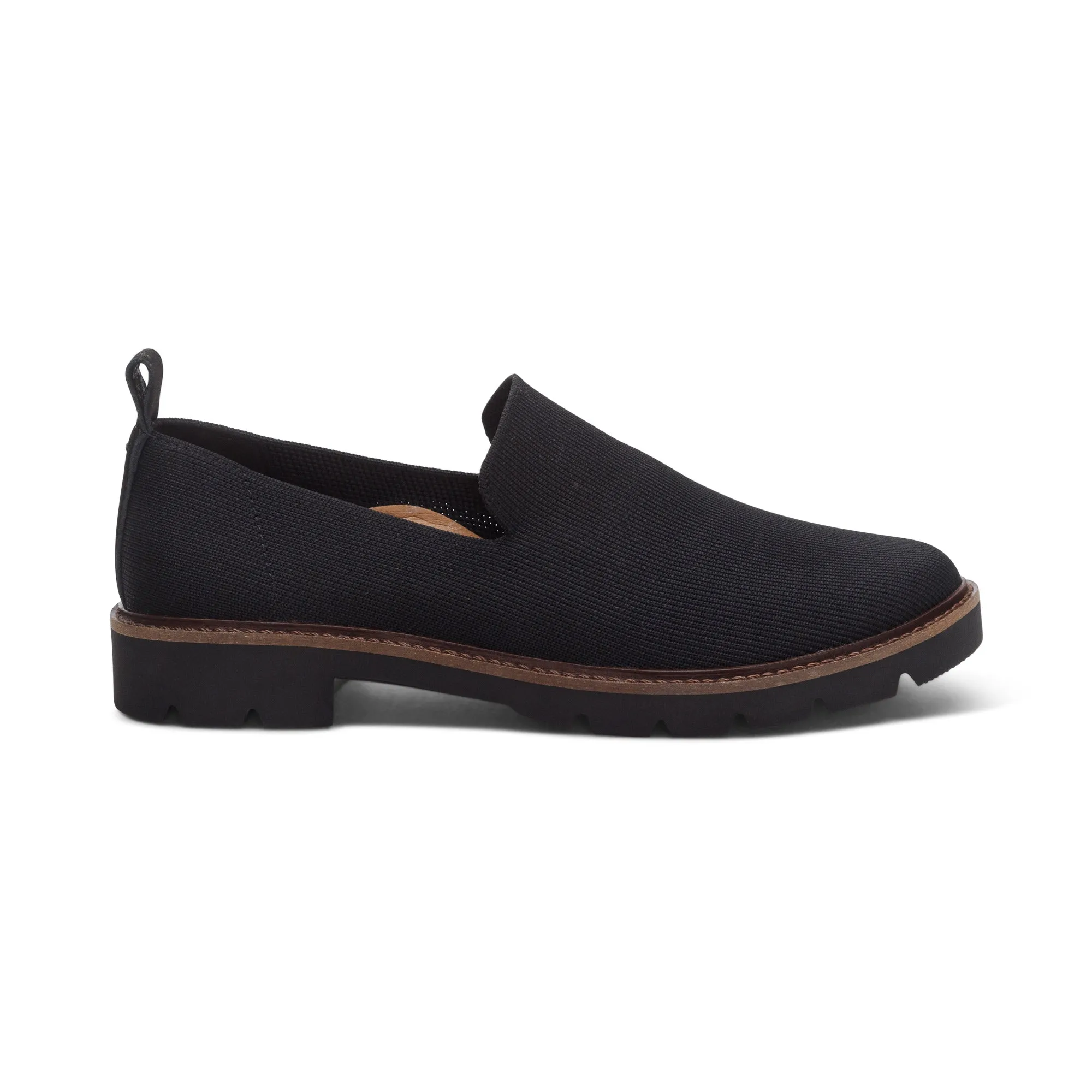 Chloe Women Slip On Loafers Black