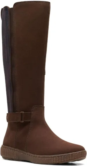 Clarks Caroline Style Dark Brown Suede 9 B (M)