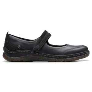 Clarks Orlene Jane Black Leather Shoe (Women's)
