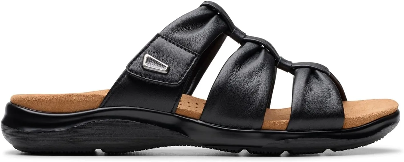 Clarks Women's Kitly Slide Flat Sandal
