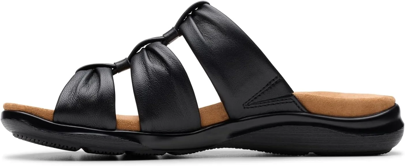 Clarks Women's Kitly Slide Flat Sandal