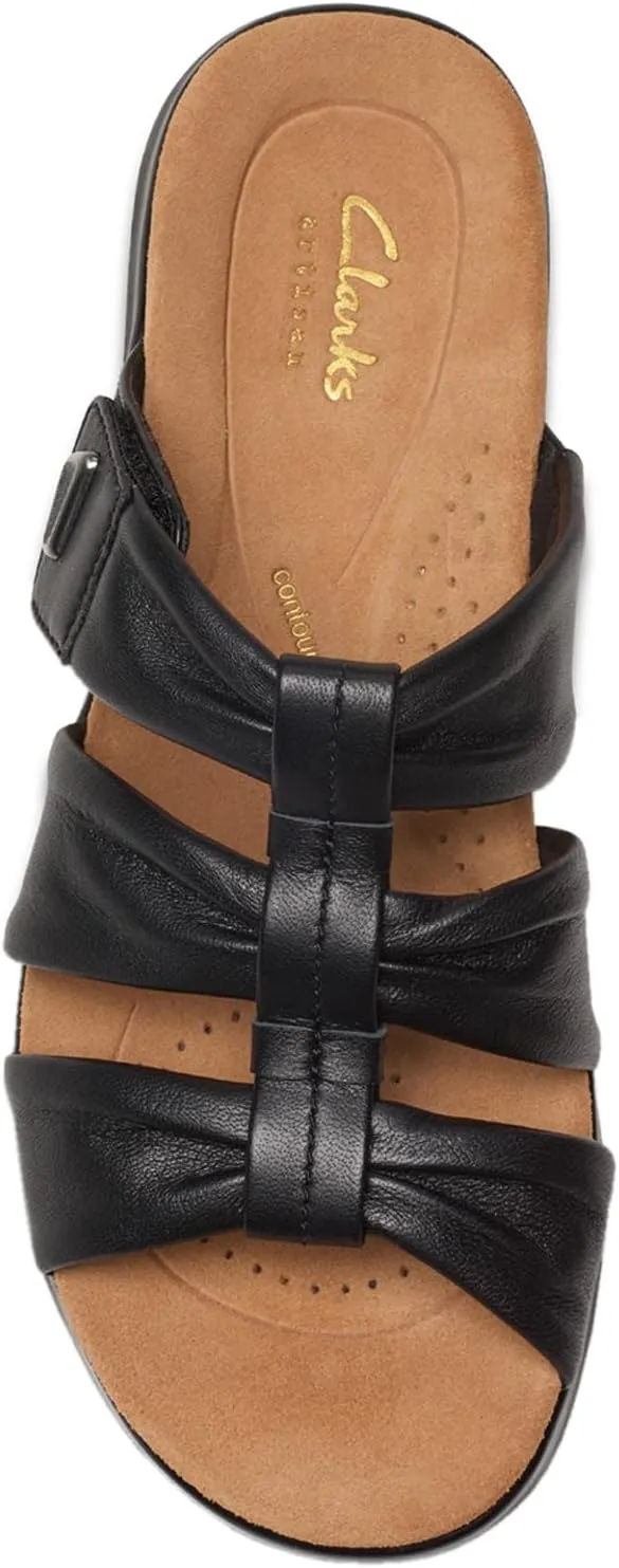 Clarks Women's Kitly Slide Flat Sandal