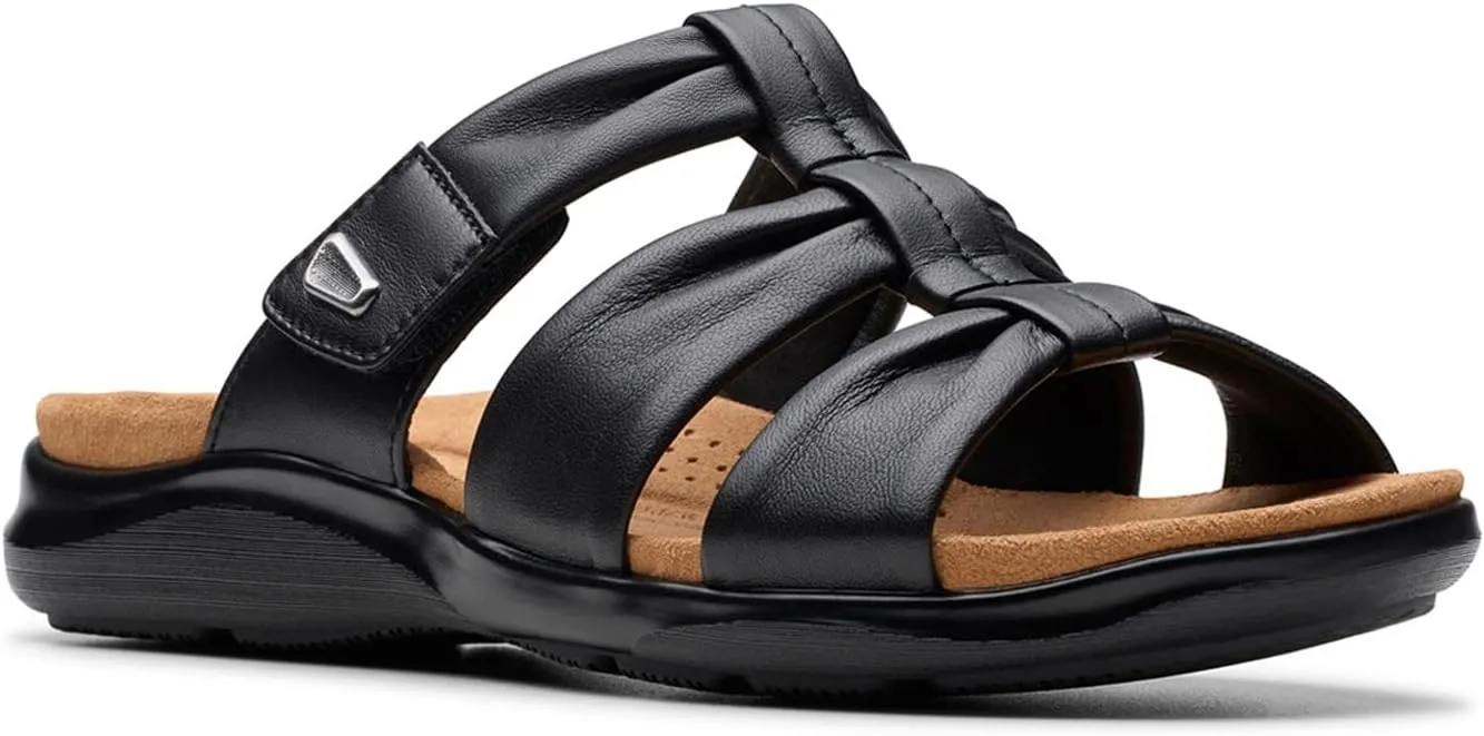 Clarks Women's Kitly Slide Flat Sandal